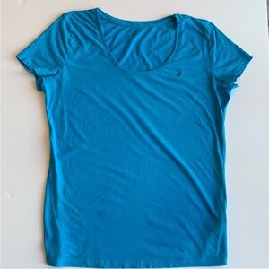 Nautica Teal Blue Short Sleeve T-Shirt
